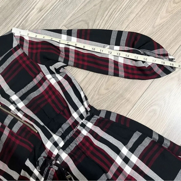Dynamite Plaid drop waist Dress Size S - Picture 8 of 11